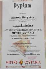 Mistrz czytania - kolejny etap