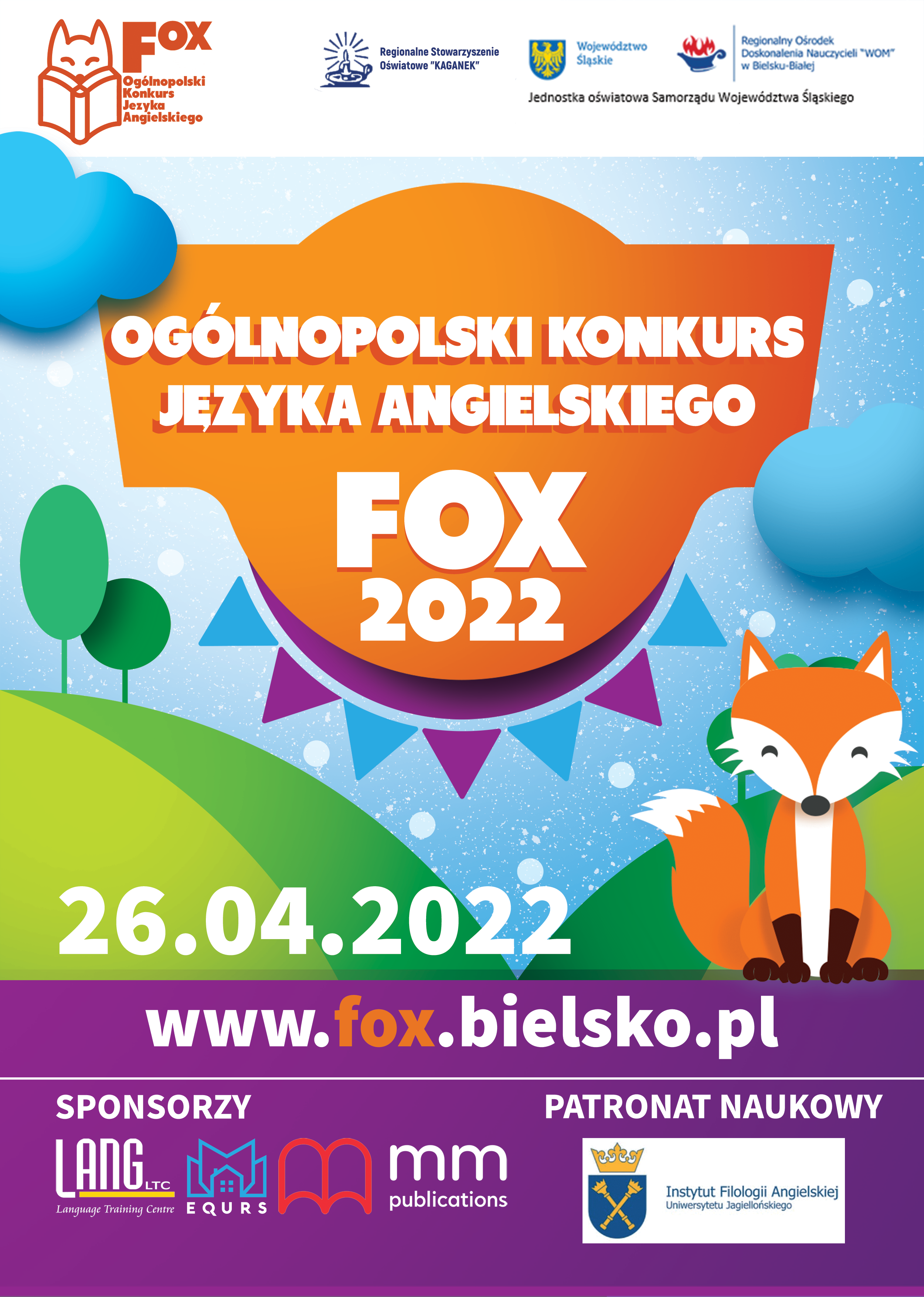 KONKURS JĘZYKA ANGIELSKIEGO FOX