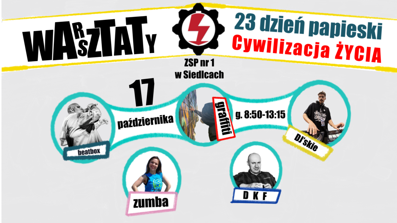 Warsztaty - dzień papieski - organizacja zajęć