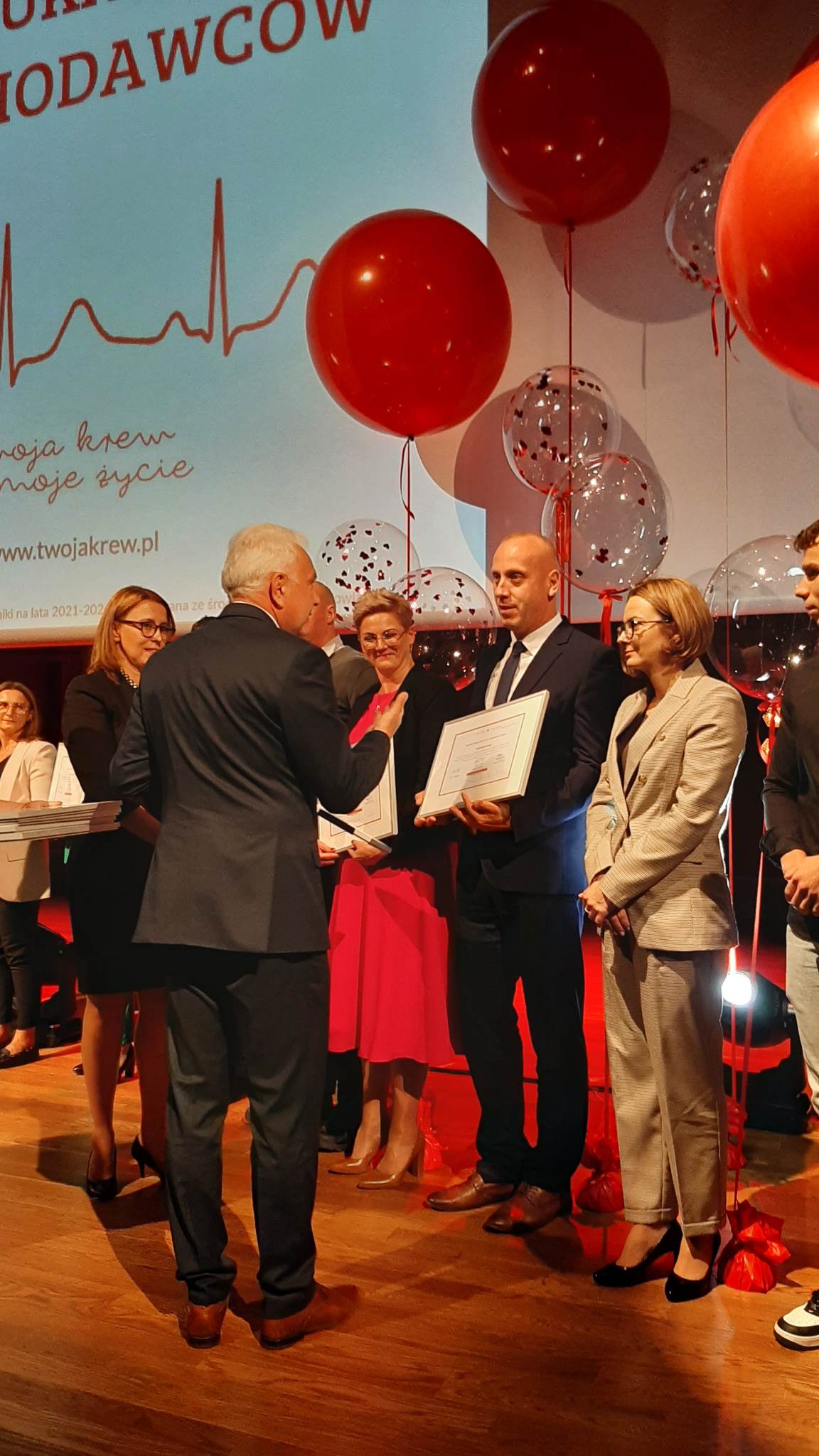 Podziękowanie - krwiodawstwo