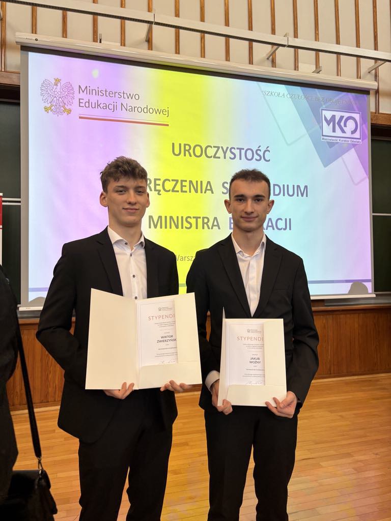 Stypendia sportowe dla naszych uczniów